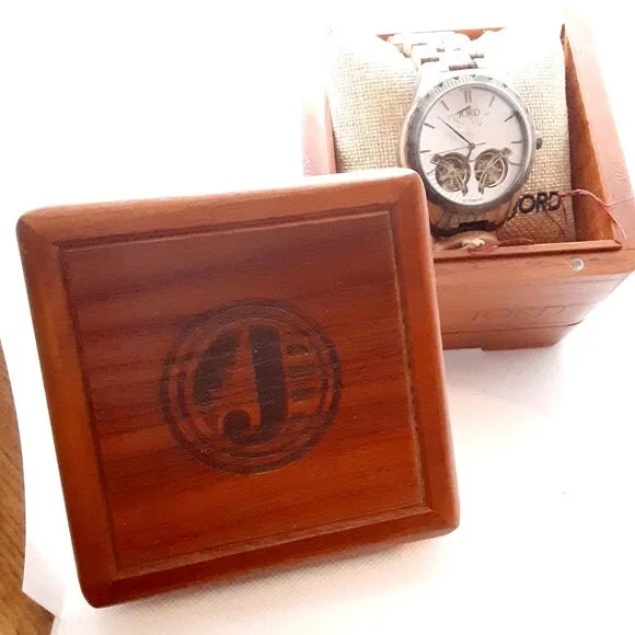 New With Tags Authentic Jord Men's Meridian Series Watch Self-Winding Automatic - Picture 13 of 16